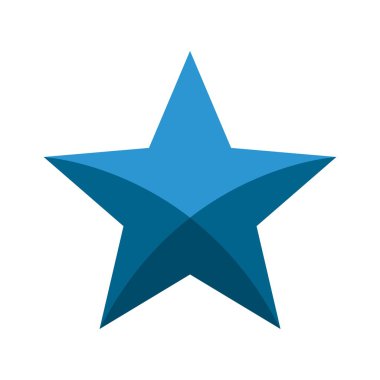 Yıldız logo simge vektör