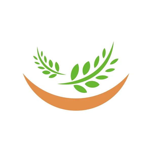 Diseño del logo de la agricultura vector — Vector de stock
