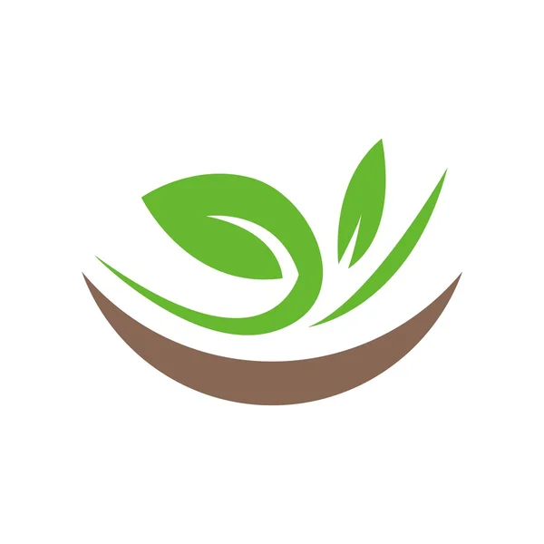 Vettore di progettazione logo agricolo — Vettoriale Stock