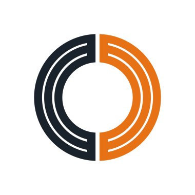 Yazı logo simge vektör