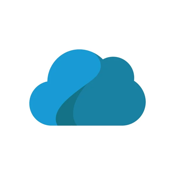 Vecteur de technologie Logo Cloud — Image vectorielle