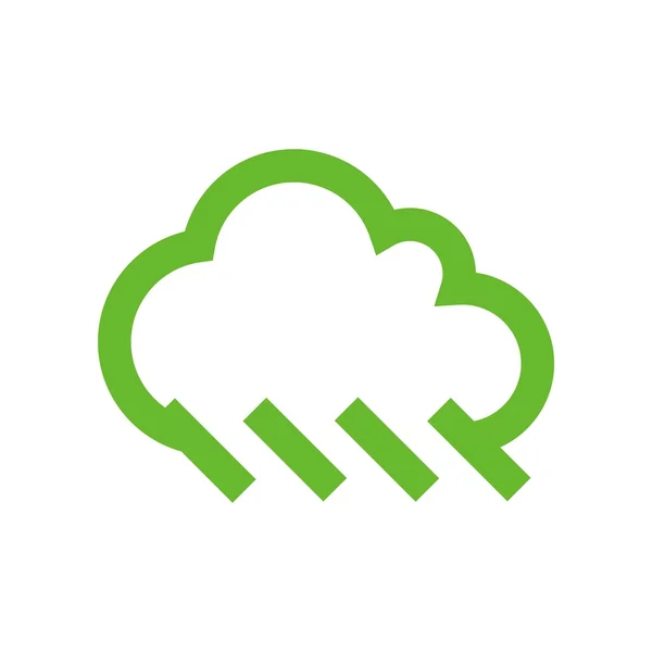 Logo cloud technology vector — Stock Vector