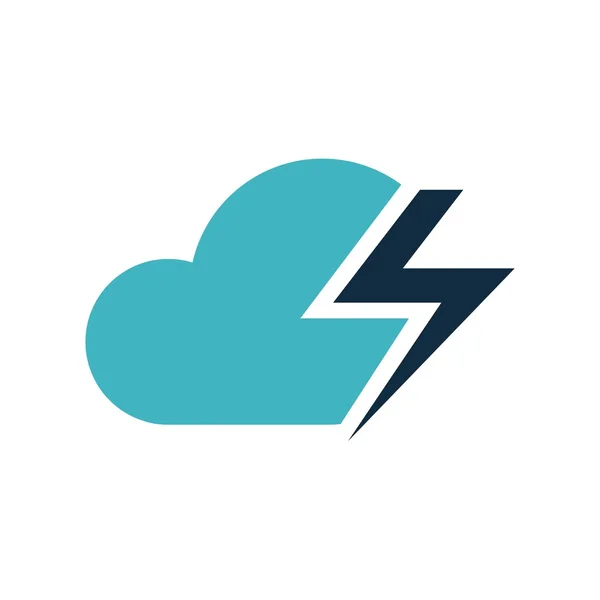 Logo cloud technologie vector — Stockvector