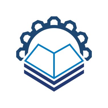 Logo simge vektör kitaplar