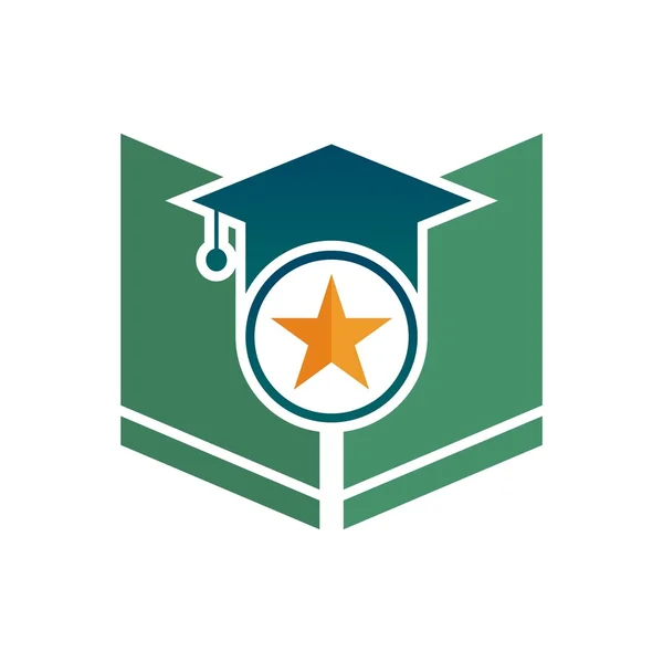 Logo szimbólum vektor könyvek — Stock Vector
