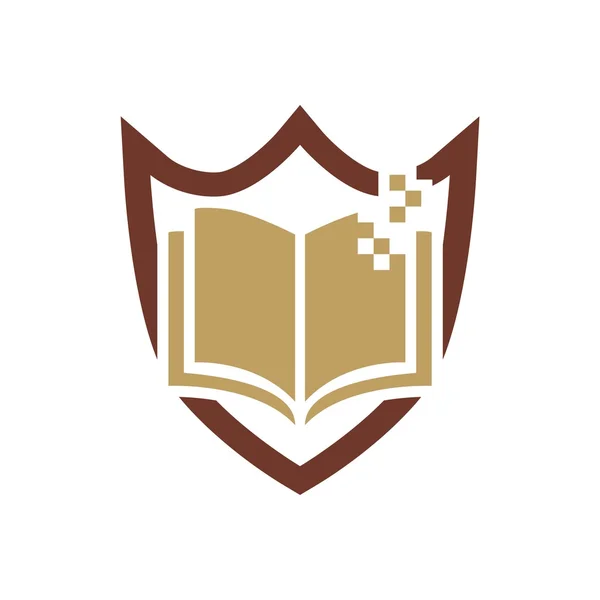 Logotipo símbolos vector libros — Vector de stock