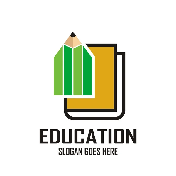 Escuela & Educación Conocimiento logo vector — Vector de stock