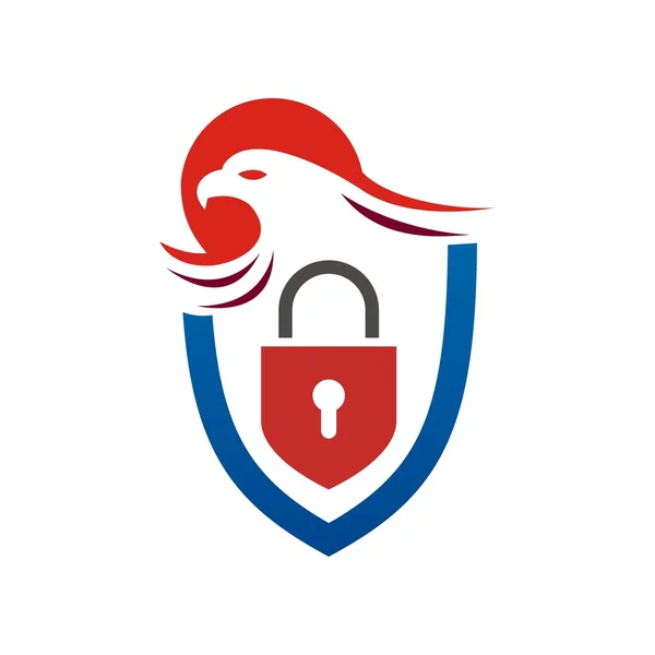 Logo eagle djur symbol vector — Stock vektor