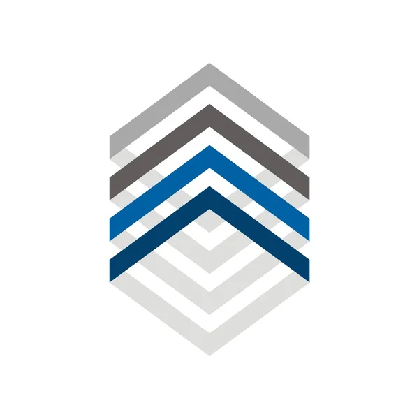 Boekhoudkundige & financiële grafiek logo pictogram symbool vector — Stockvector