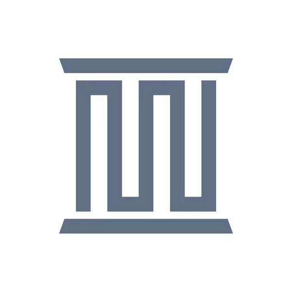 Дизайн логотипа адвоката и юриста — стоковый вектор
