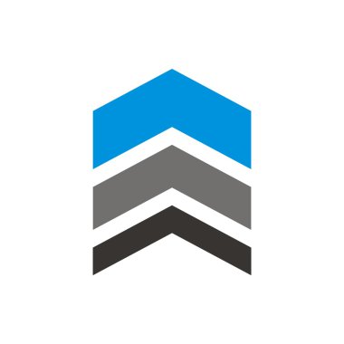 Logo iş ve danışmanlık tasarlamak vektör