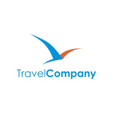 Seyahat logo simge vektör