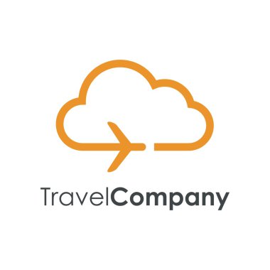 Seyahat logo simge vektör