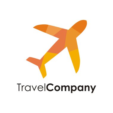 Seyahat logo simge vektör