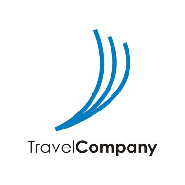 Seyahat logo simge vektör