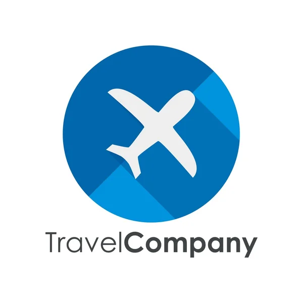 Vetor de símbolo de logotipo de viagem — Vetor de Stock