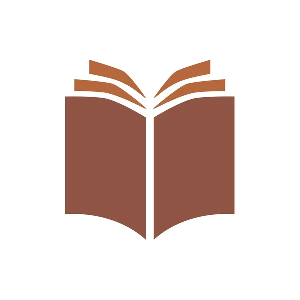 Design Bücher Logo Vektor — Stockvektor