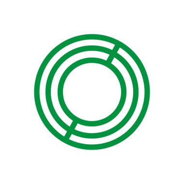 Daire logo simge vektör