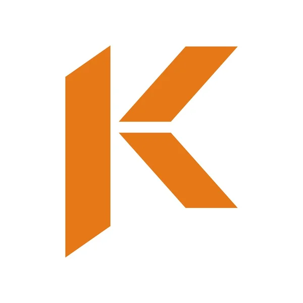 Símbolo alfabeto letras K logo — Vector de stock