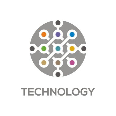 Logo teknoloji simge vektör