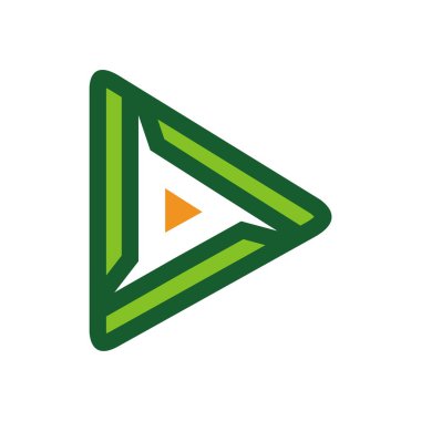 Multimedya ve video logo eğlence simge vektör