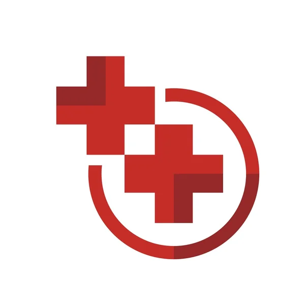 Gezondheidszorg logo ontwerp — Stockvector