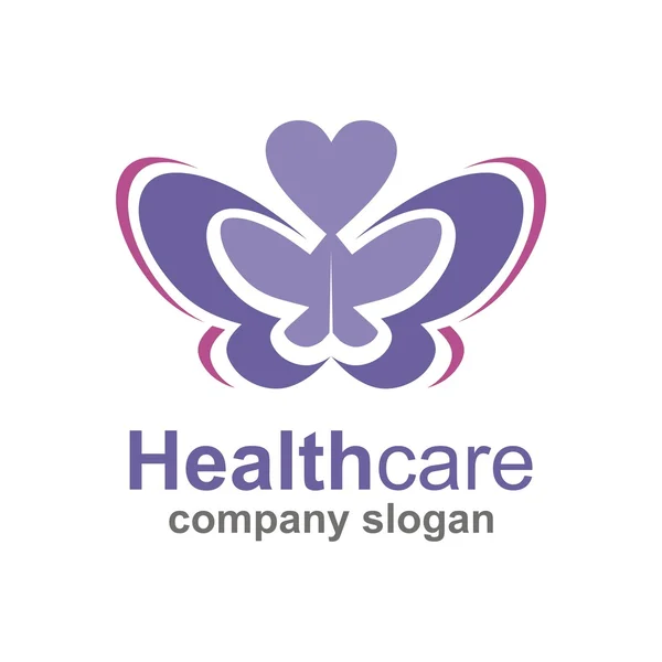 Diseño del logo de salud — Vector de stock
