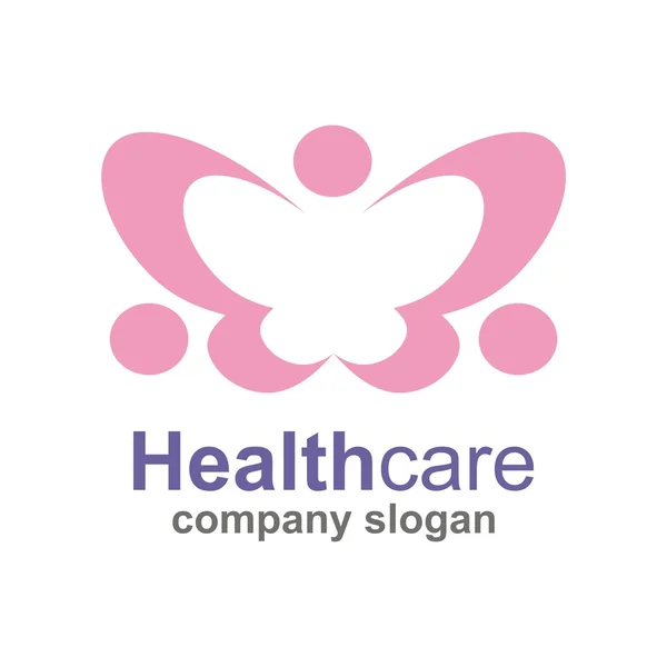 Diseño del logo de salud — Vector de stock