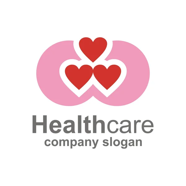 Diseño del logo de salud — Vector de stock