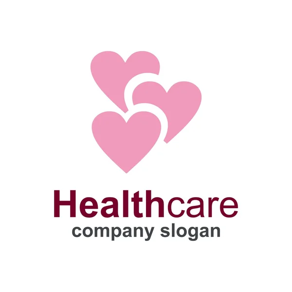 Diseño del logo de salud — Vector de stock