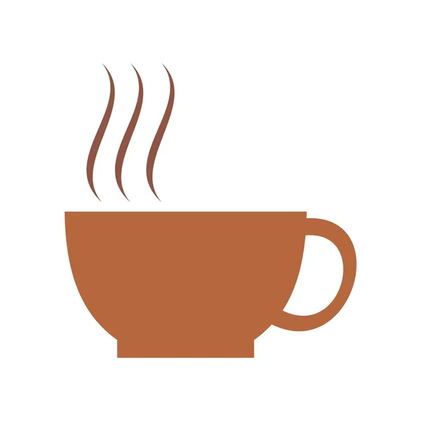 Tee & Kaffee Logo Symbolvektor — Stockvektor