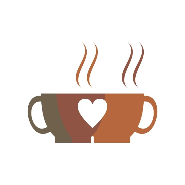 茶与咖啡标志符号矢量 — 图库矢量图片