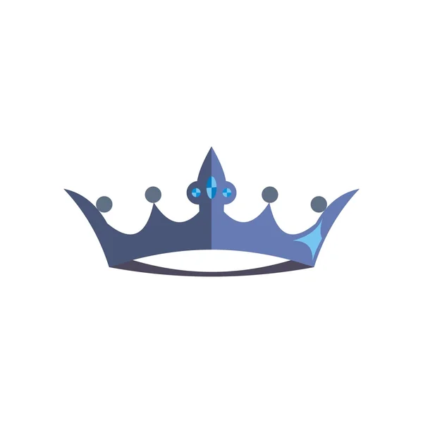 Vettore icona logo corona — Vettoriale Stock