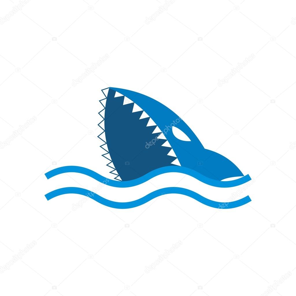 Abstract design logo symbol sea with mariners equipment icon vector
