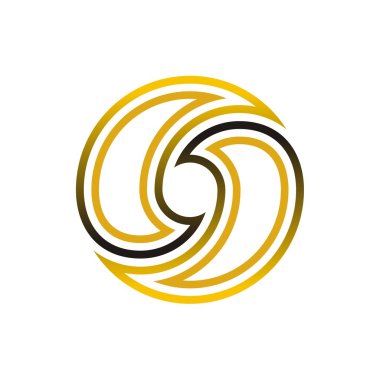 Daire logo simge vektör