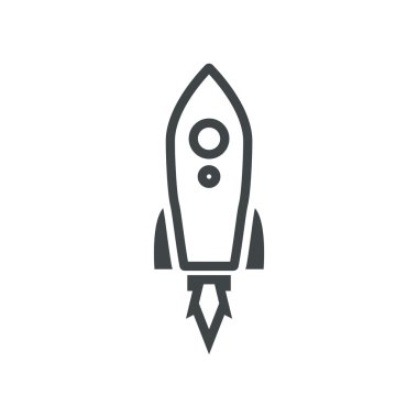 Roket logo vektör