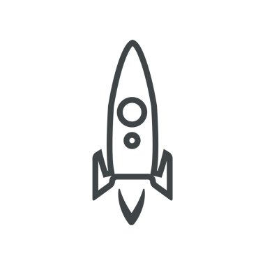 Roket logo vektör