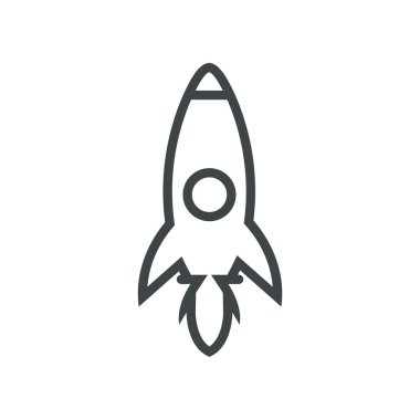 Roket logo vektör