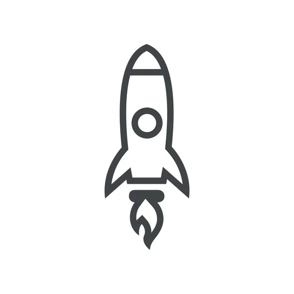 Raket-logotypen vektor — Stock vektor