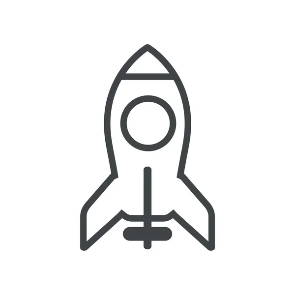 Rocket logo vector — Stock Vector