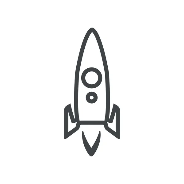 Rocket logo vector — Stock Vector