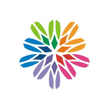 Yıldız logo simge vektör