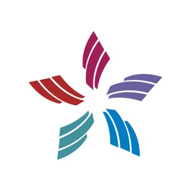 Yıldız logo simge vektör