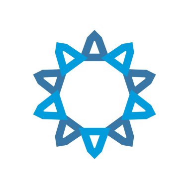 Yıldız logo simge vektör