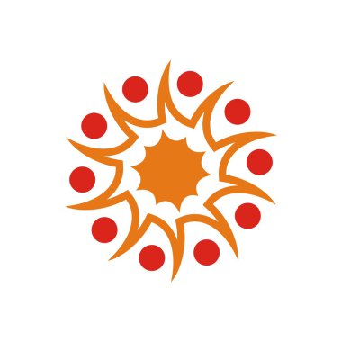 Yıldız logo simge vektör