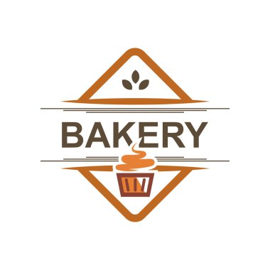 Doğum günü pastası Logo simge vektör