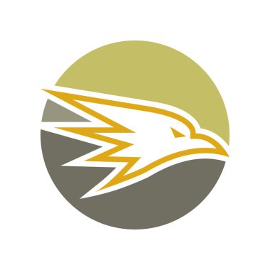 Hayvanlar kuş logo vektör