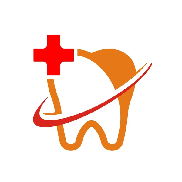 医療のロゴ歯科アイコン ベクトル — ストックベクタ