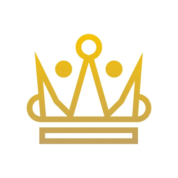 Design logotipo vetor ícone coroa —  Vetores de Stock