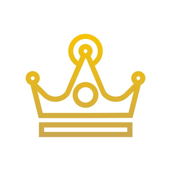 Ontwerp logo kroon pictogram vector — Stockvector
